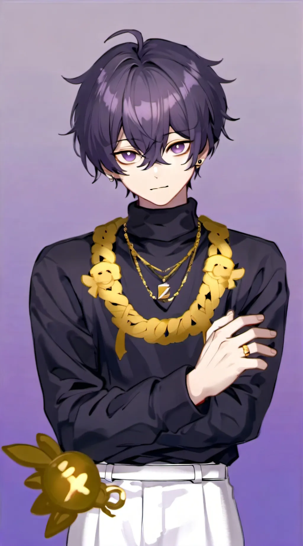 ai character: Puppy boy background