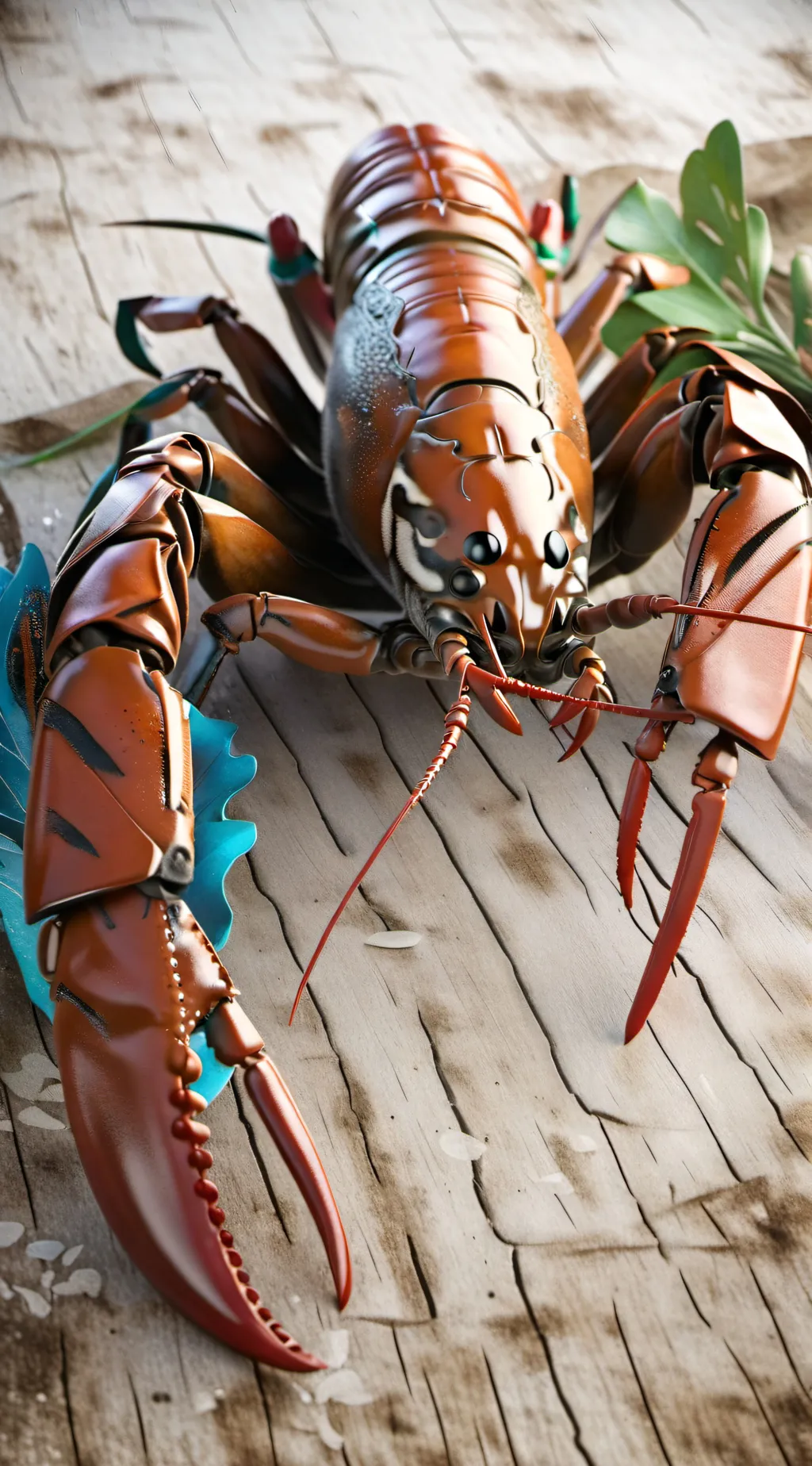 ai character: Lobster background