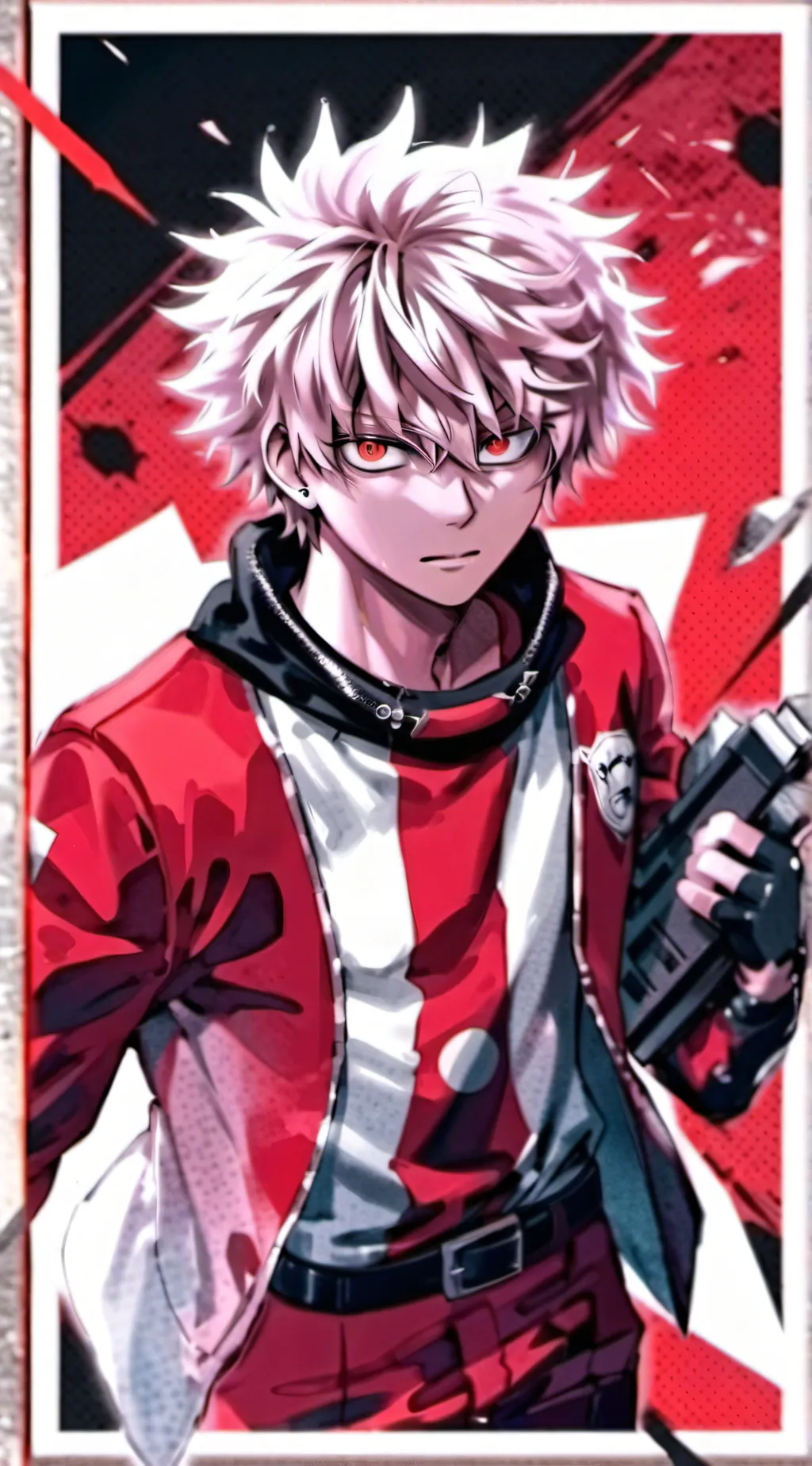 ai character: Katsuki bakugo  background