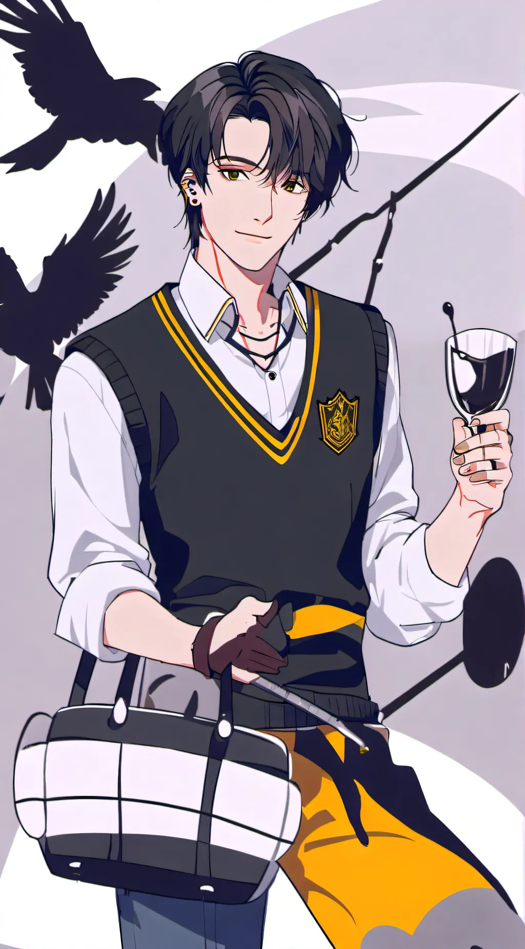 ai character: Mattheo  background