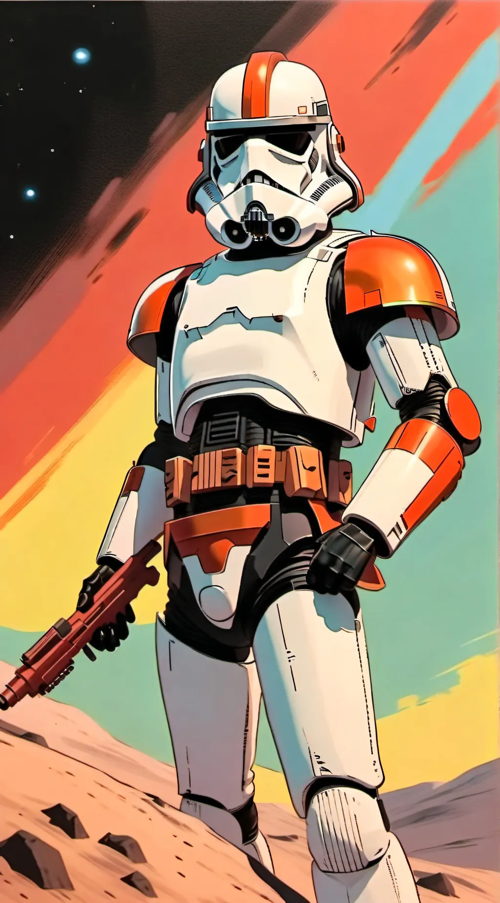 ai character: comander cody background