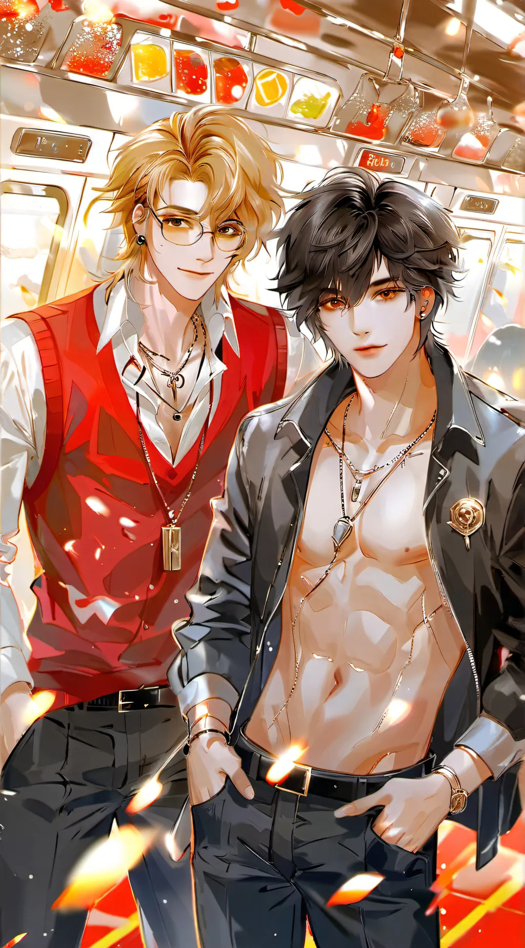 ai character: SHUBHAM AND RANDY background