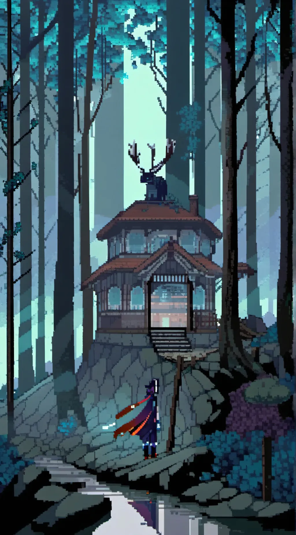ai character: Vox♥️ background