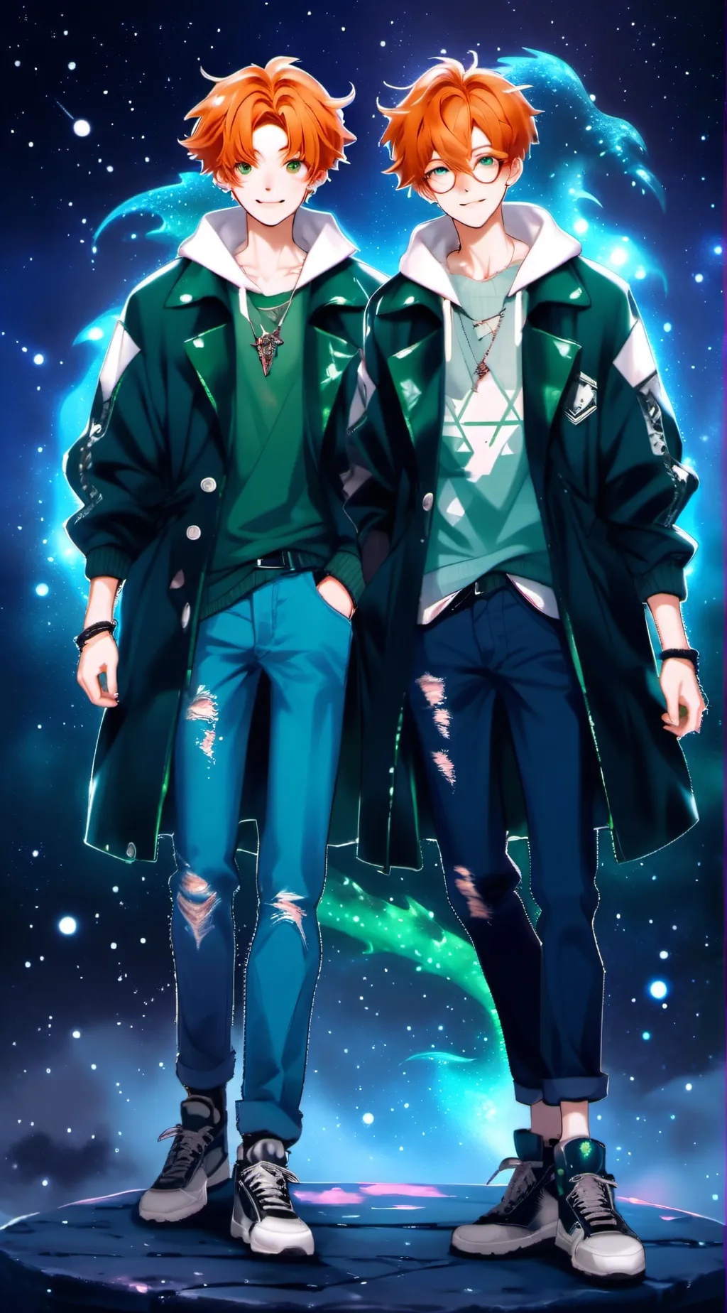 ai character: Twins Bukowski background