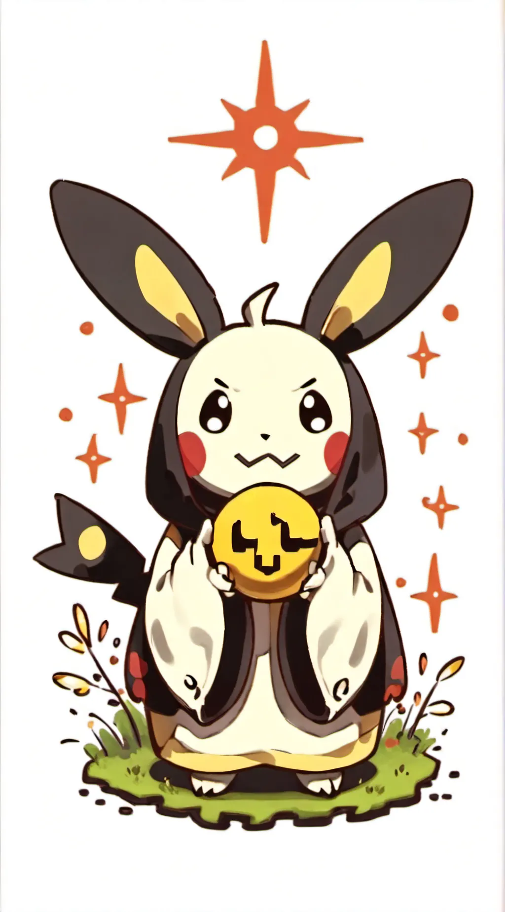 ai character: Mimikyu background