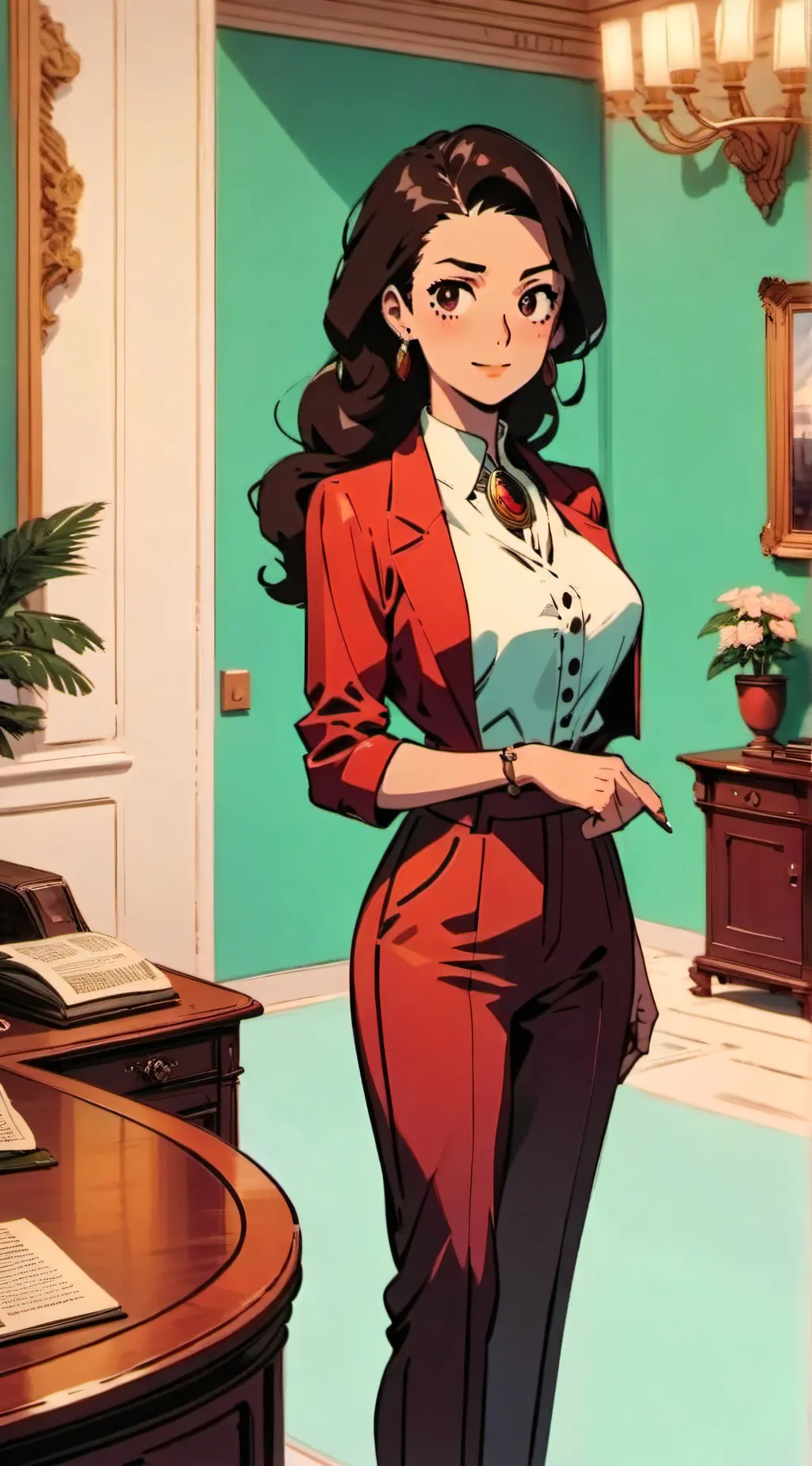 ai character: Bella background