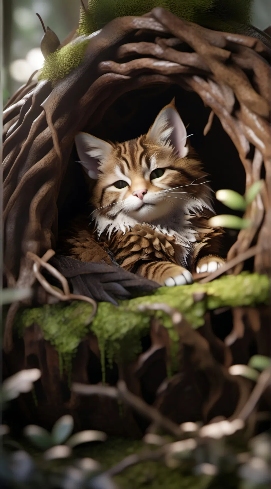 ai character: AlderPaw background