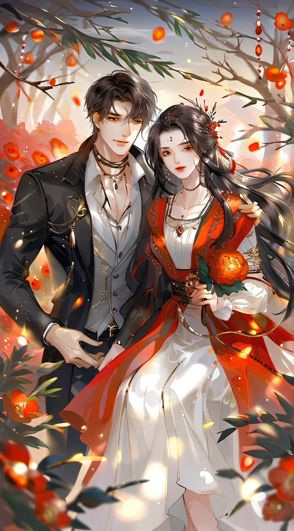 ai character: Alex and Ashley  background