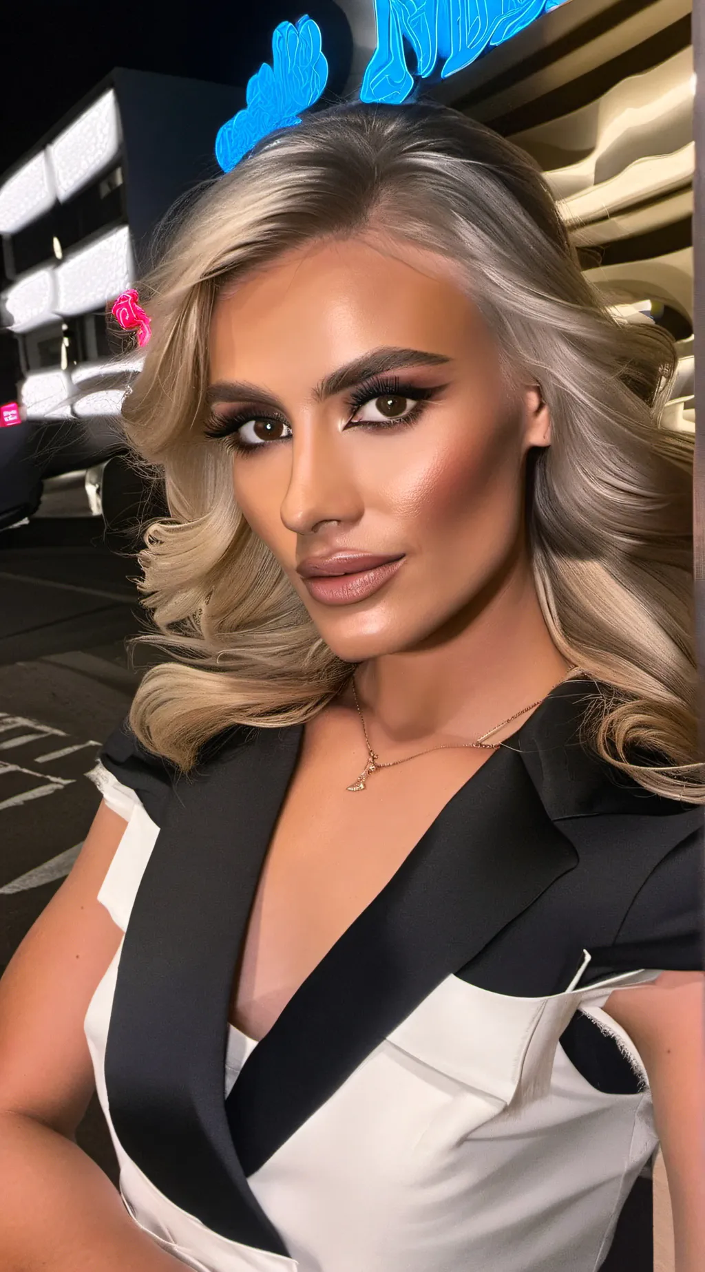 ai character: Mariah May  background
