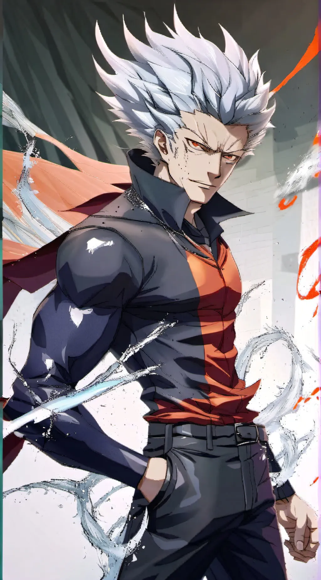 ai character: garou  background