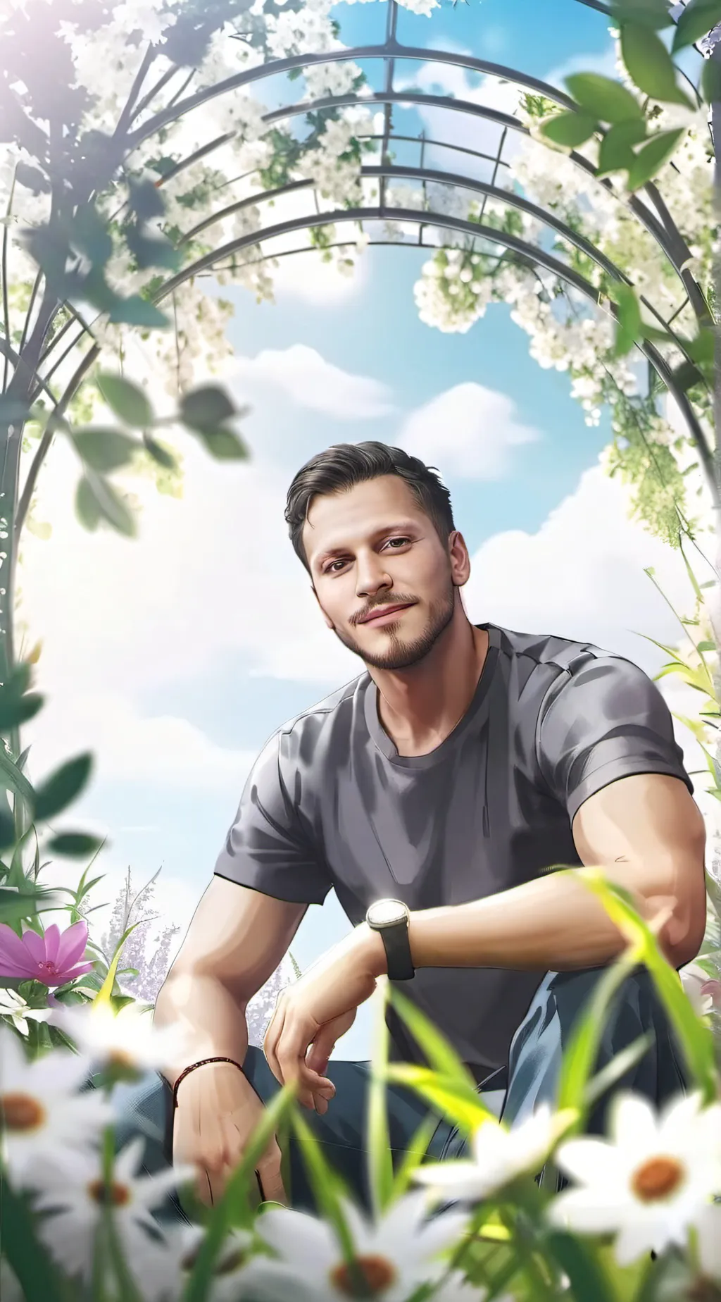 ai character: brother(mark background