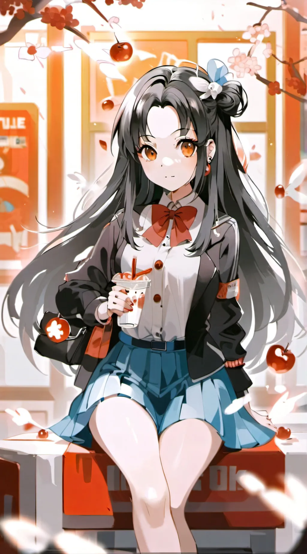 ai character: luna background