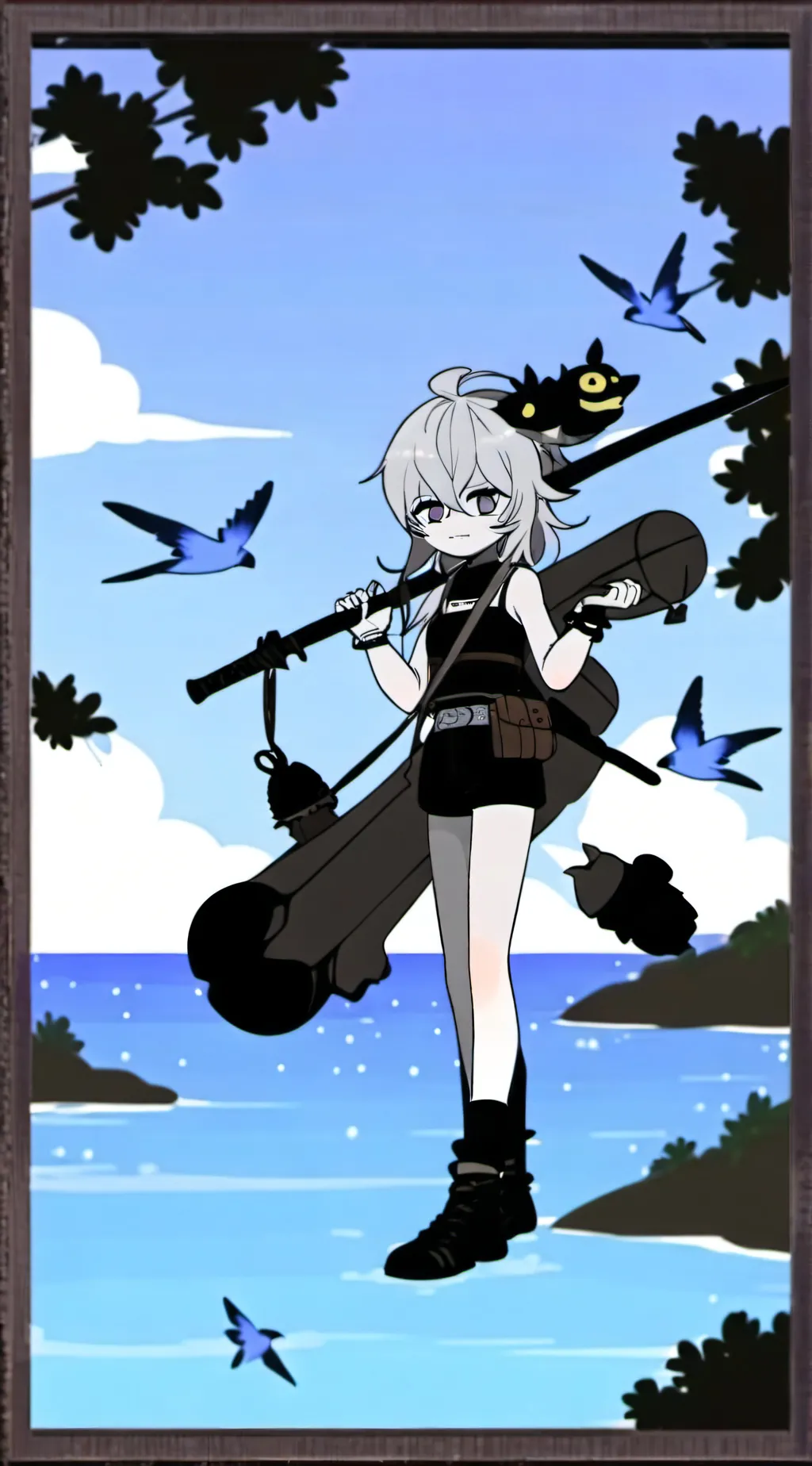 ai character: penguiLena background