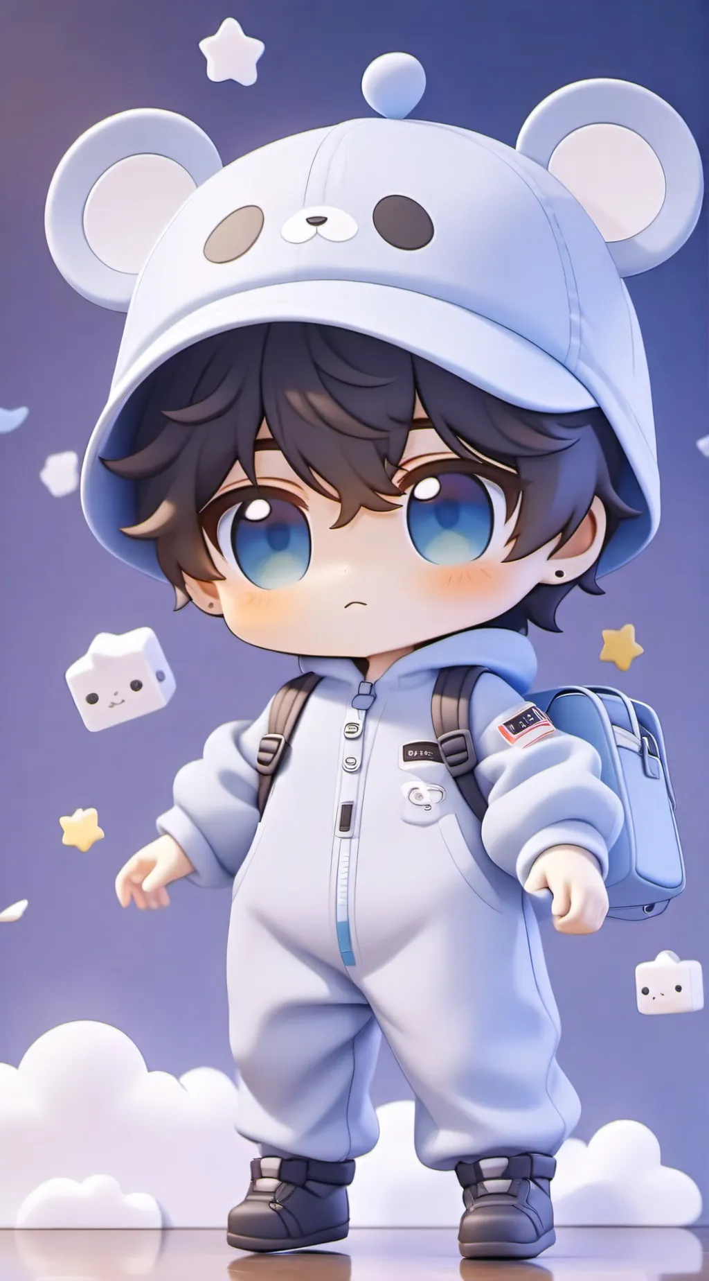 ai character: Sus cash and nico background