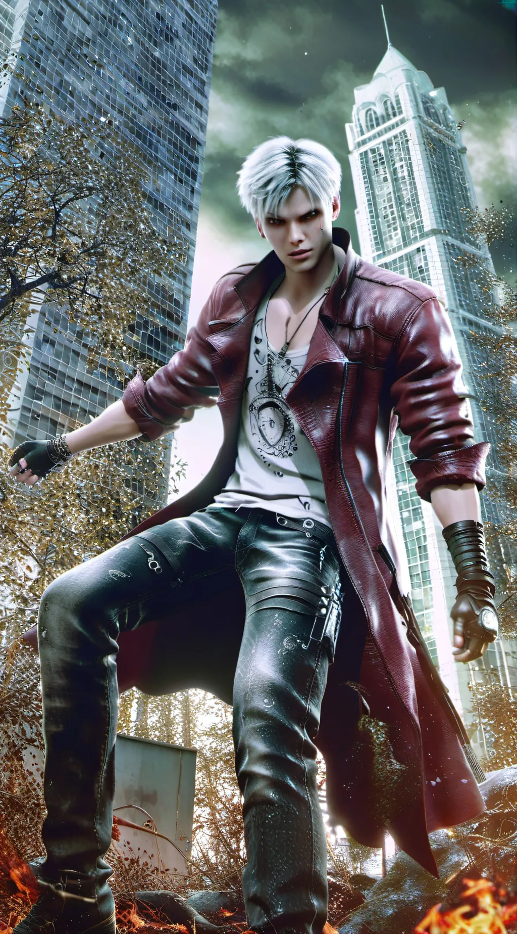 ai character: DmC RP background