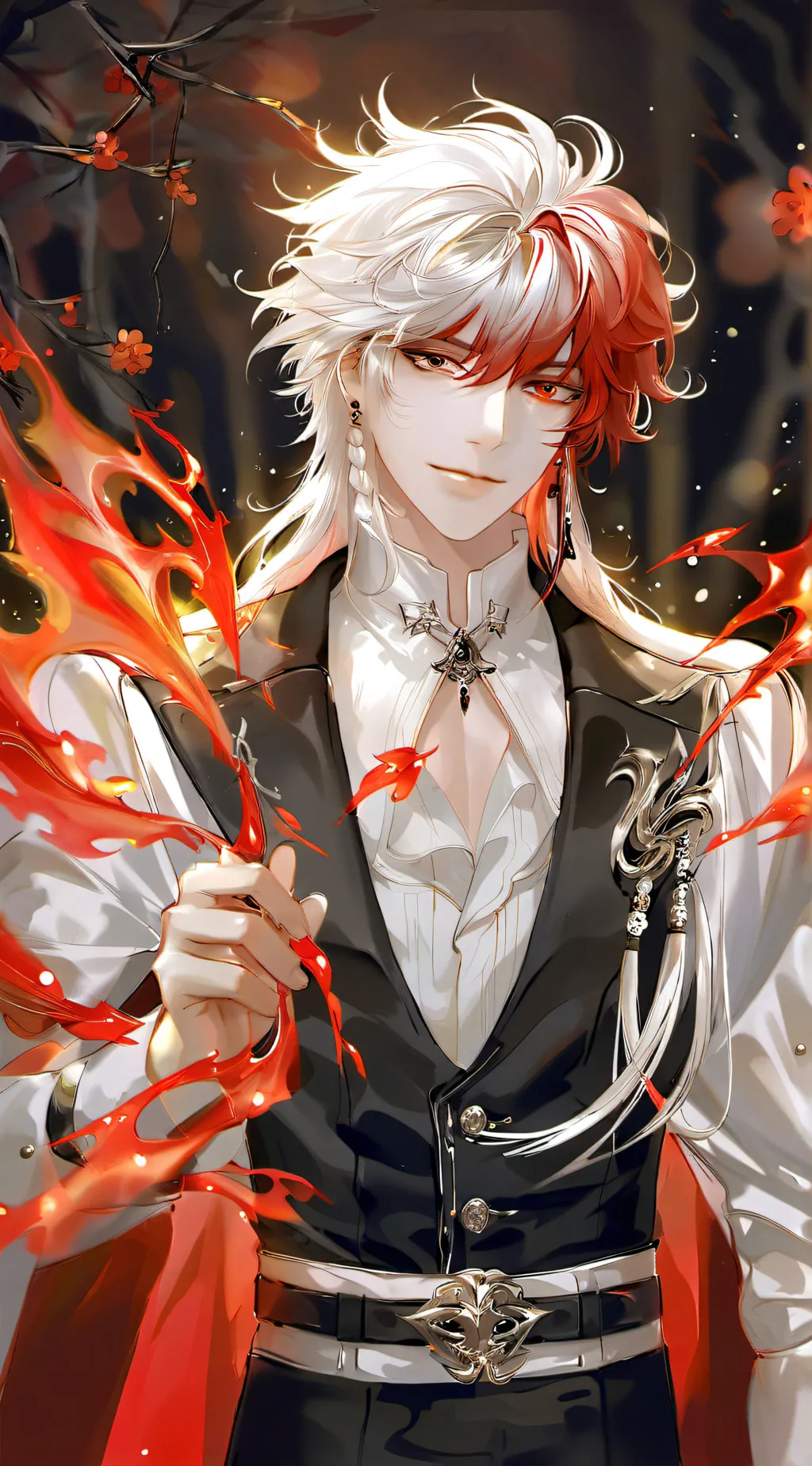 ai character: Shoto Todoroki background