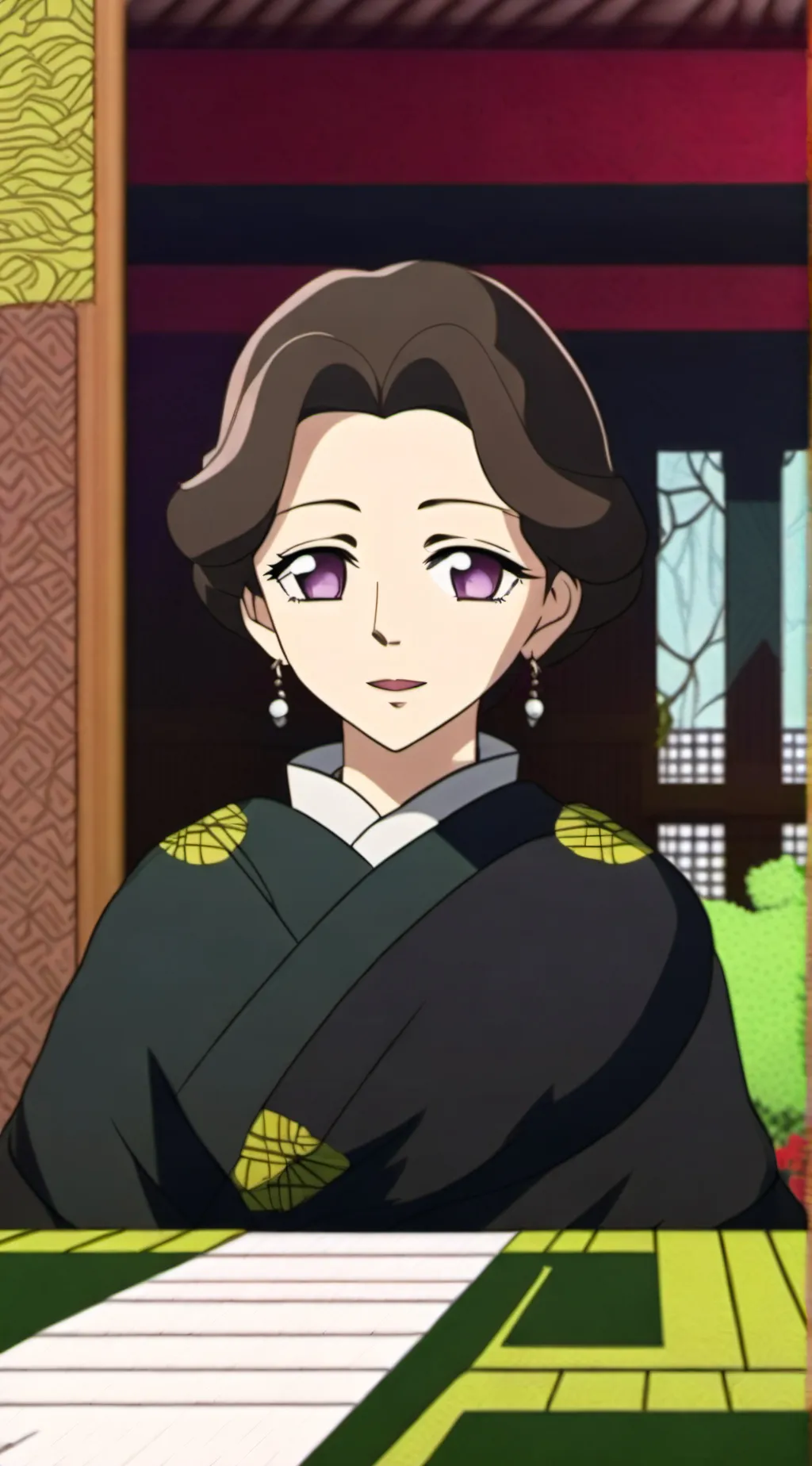 ai character: Lady Tamayo. background