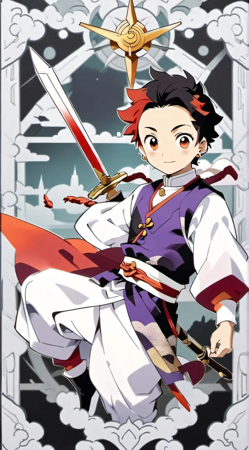ai character: Tanjro background