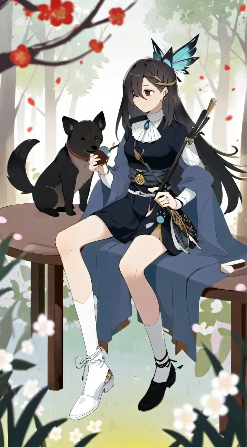 ai character: Demon Slayer background