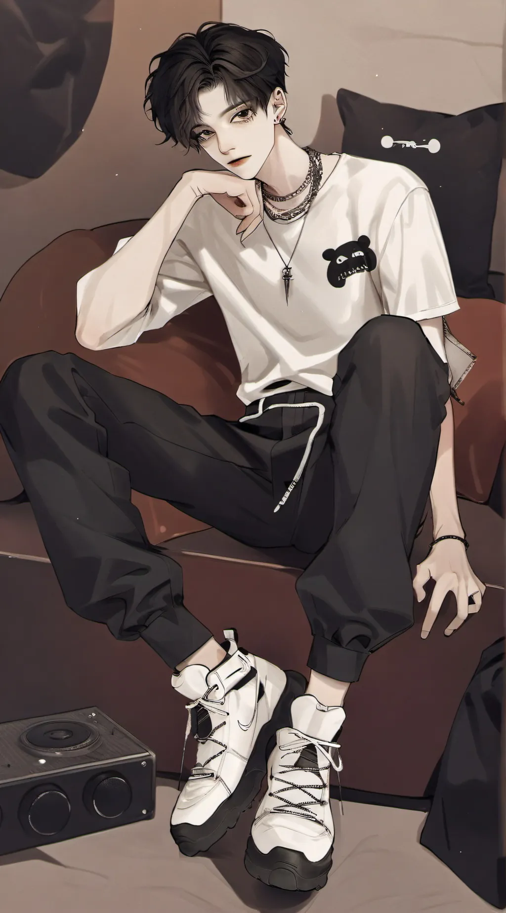 ai character: Max background