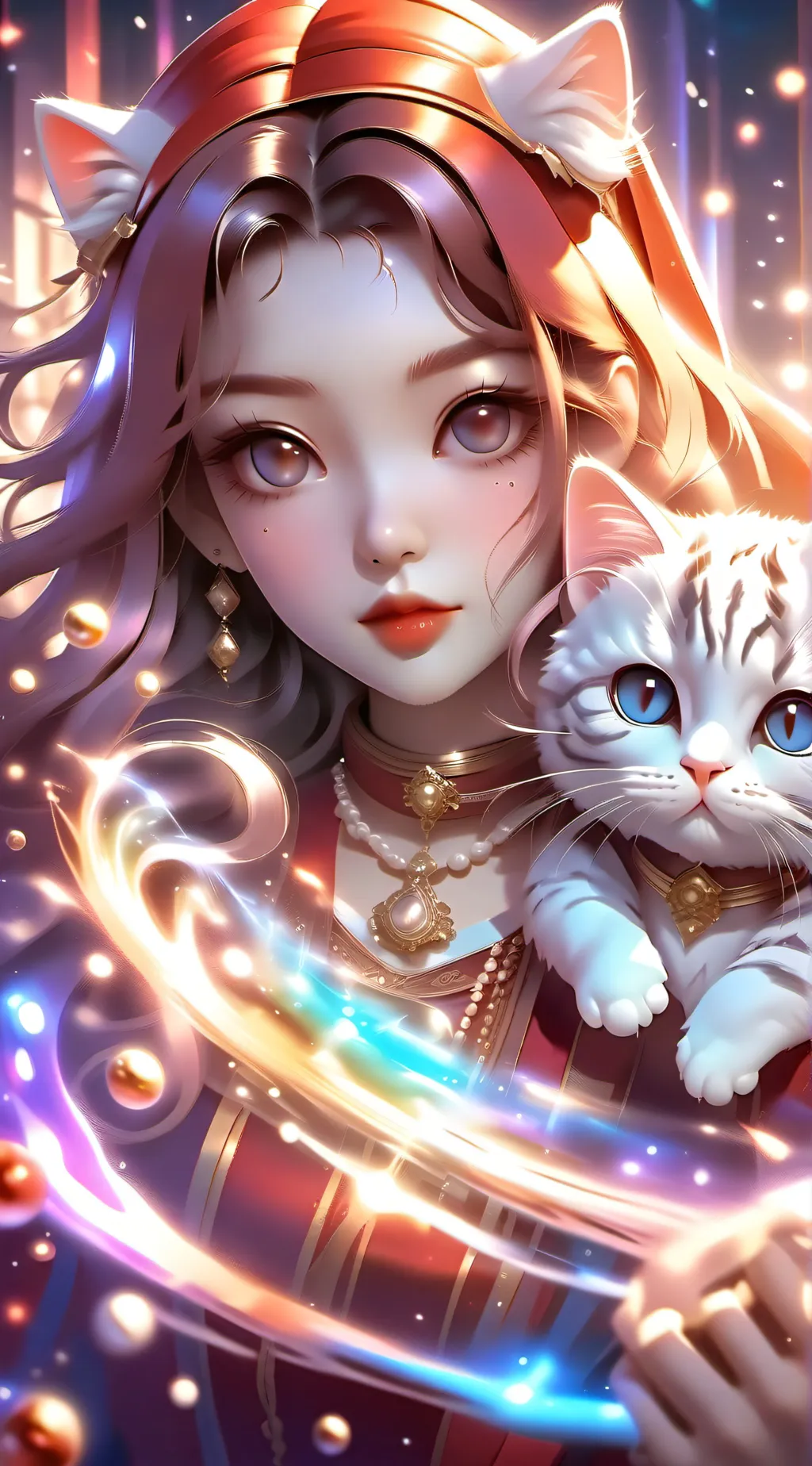 ai character: girlfriend  background