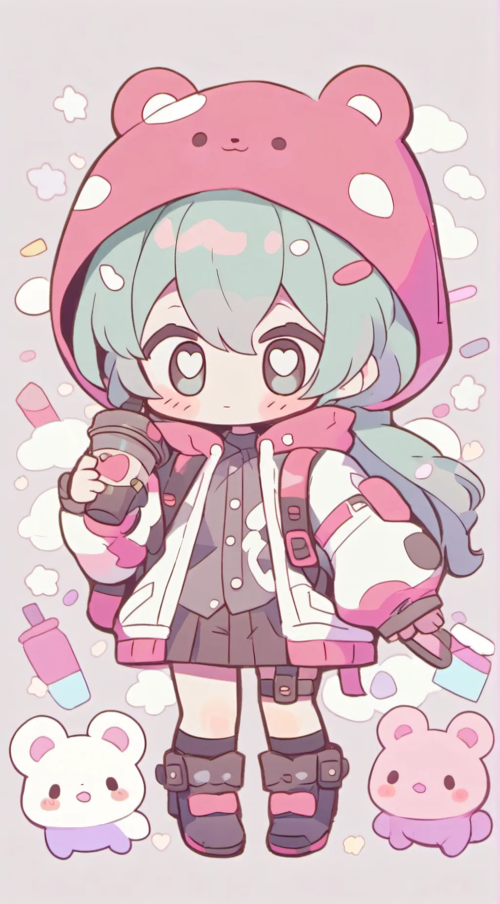 ai character: POOKIE GREMLIN 👹👹👹 background