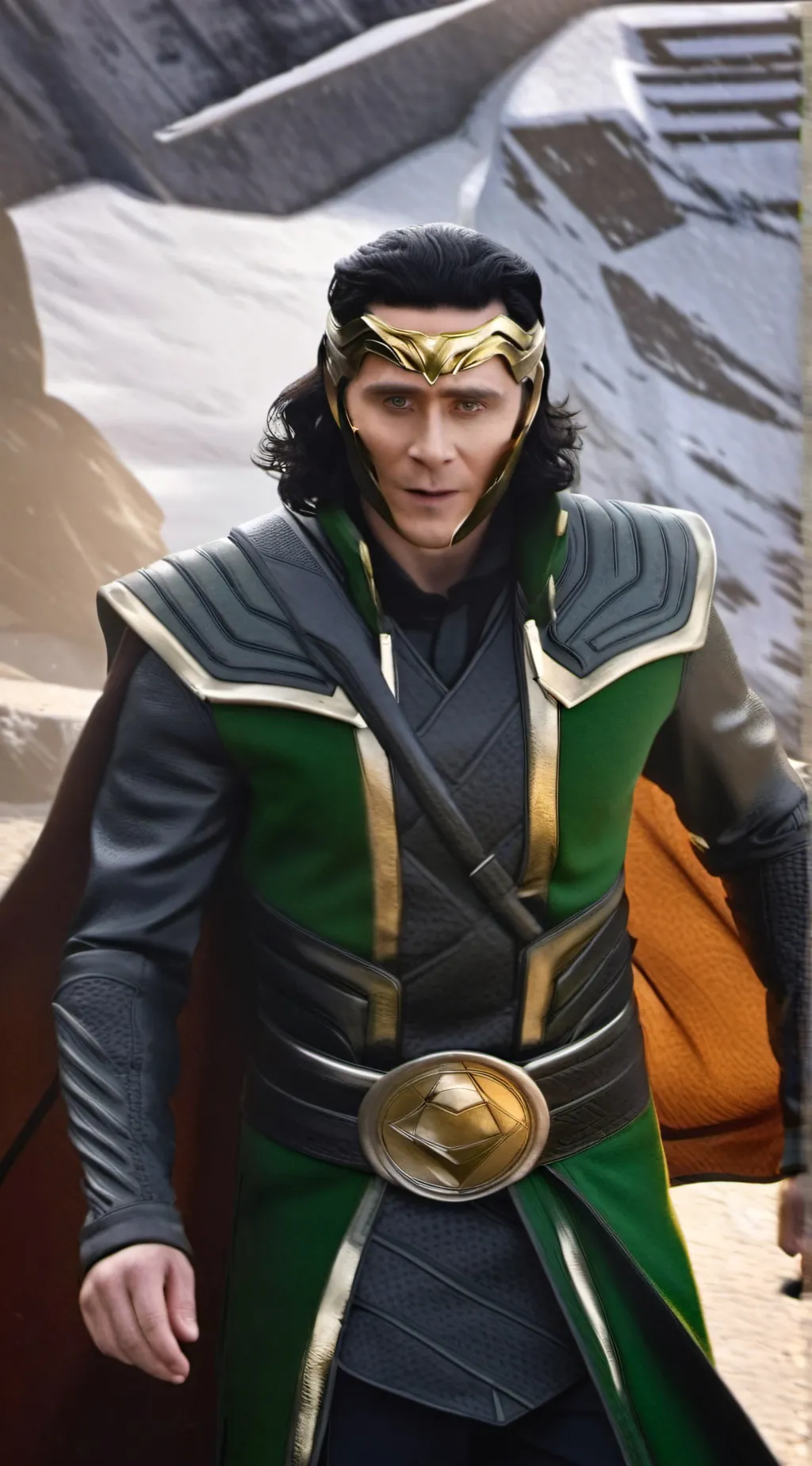 ai character: Loki (against) background