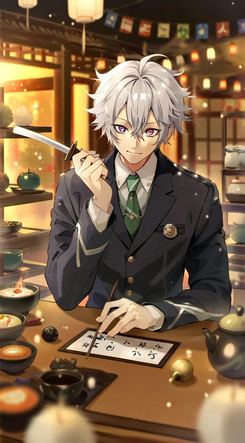 ai character: Sanemi Shinazugawa background