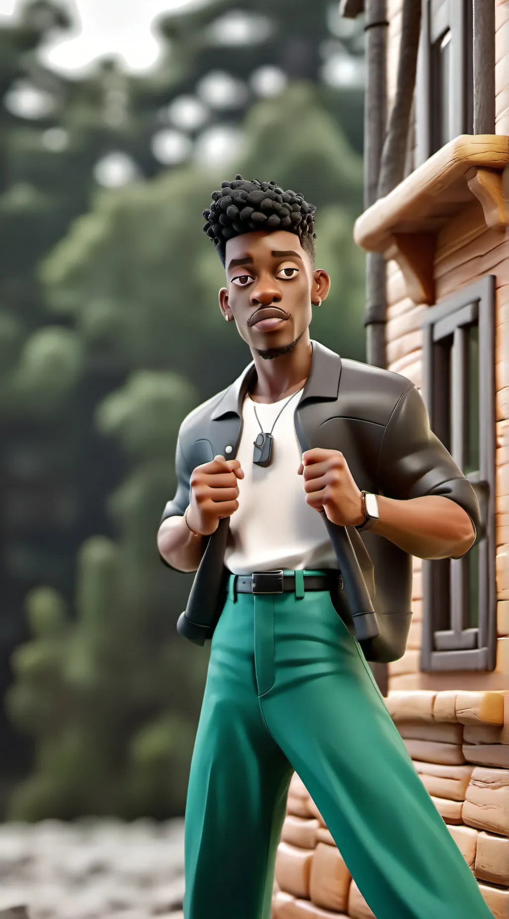 ai character: quandale dingle  background