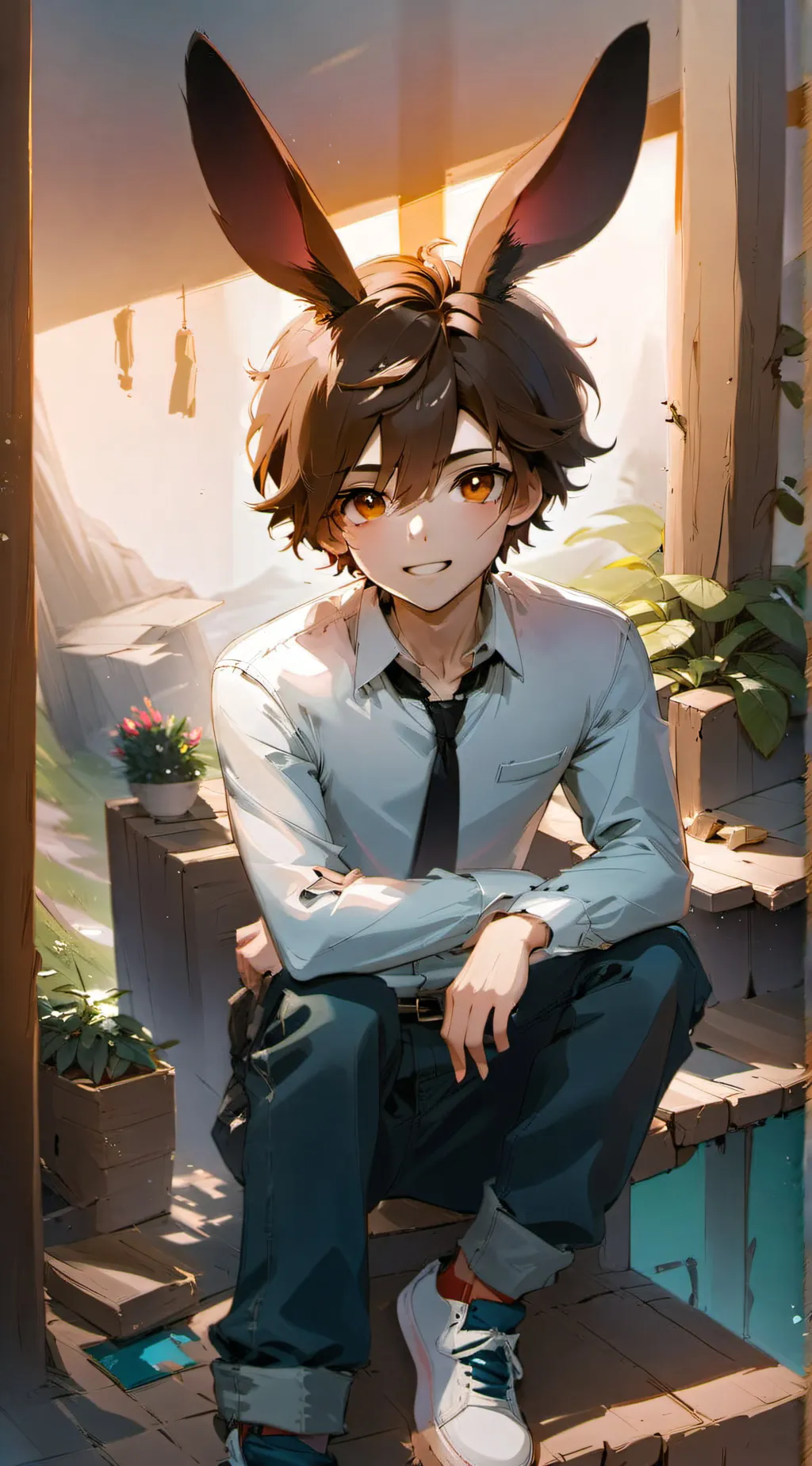 ai character: Kakao>> ~☆ background
