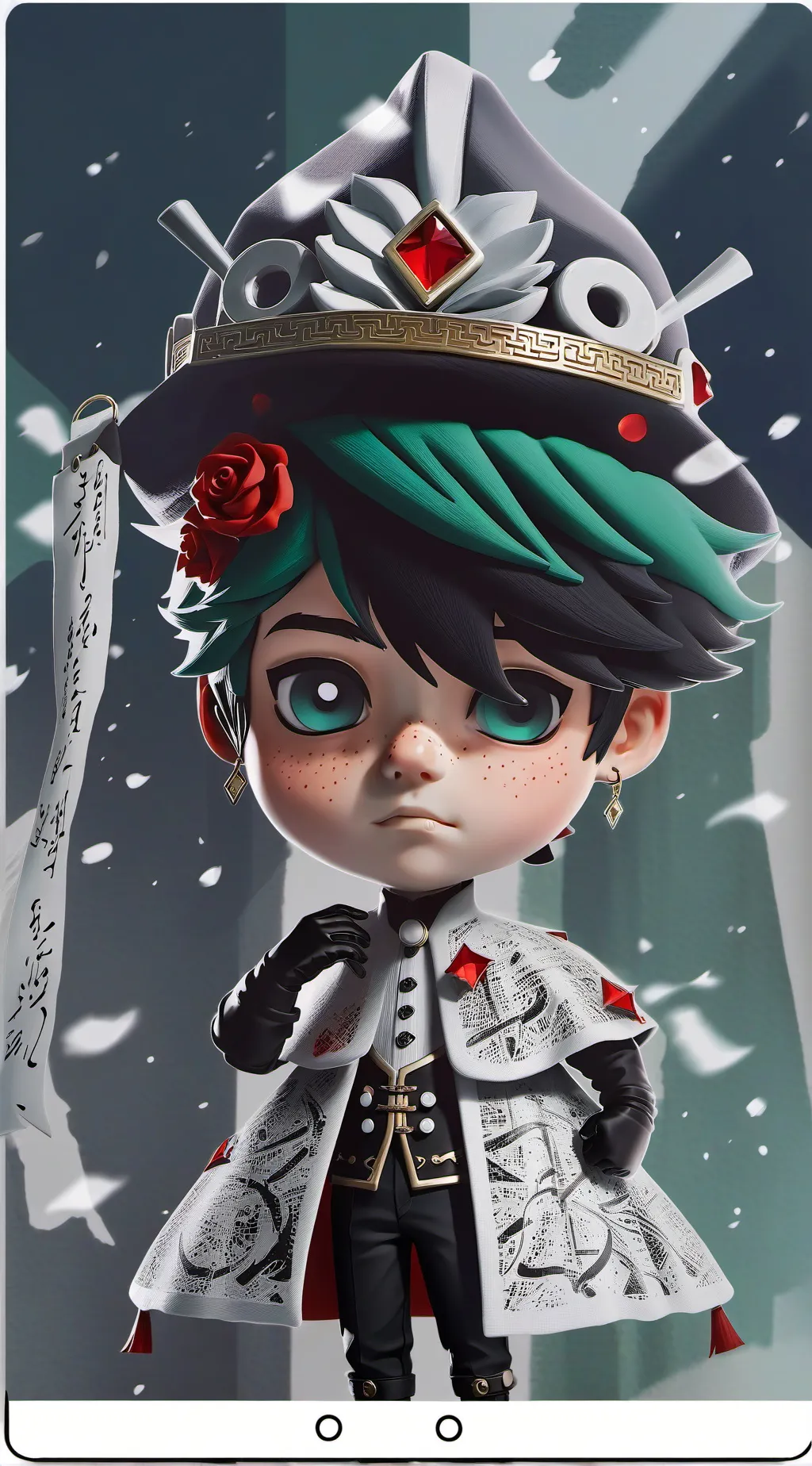 ai character: JoJo bizarre party background