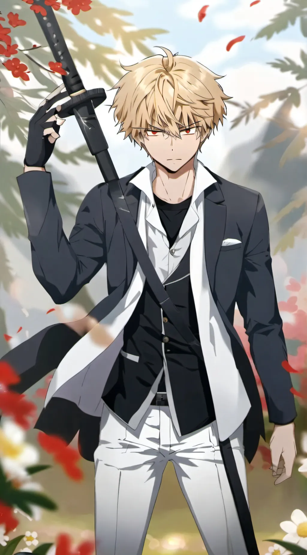 ai character: Bakugo's Birthday  background