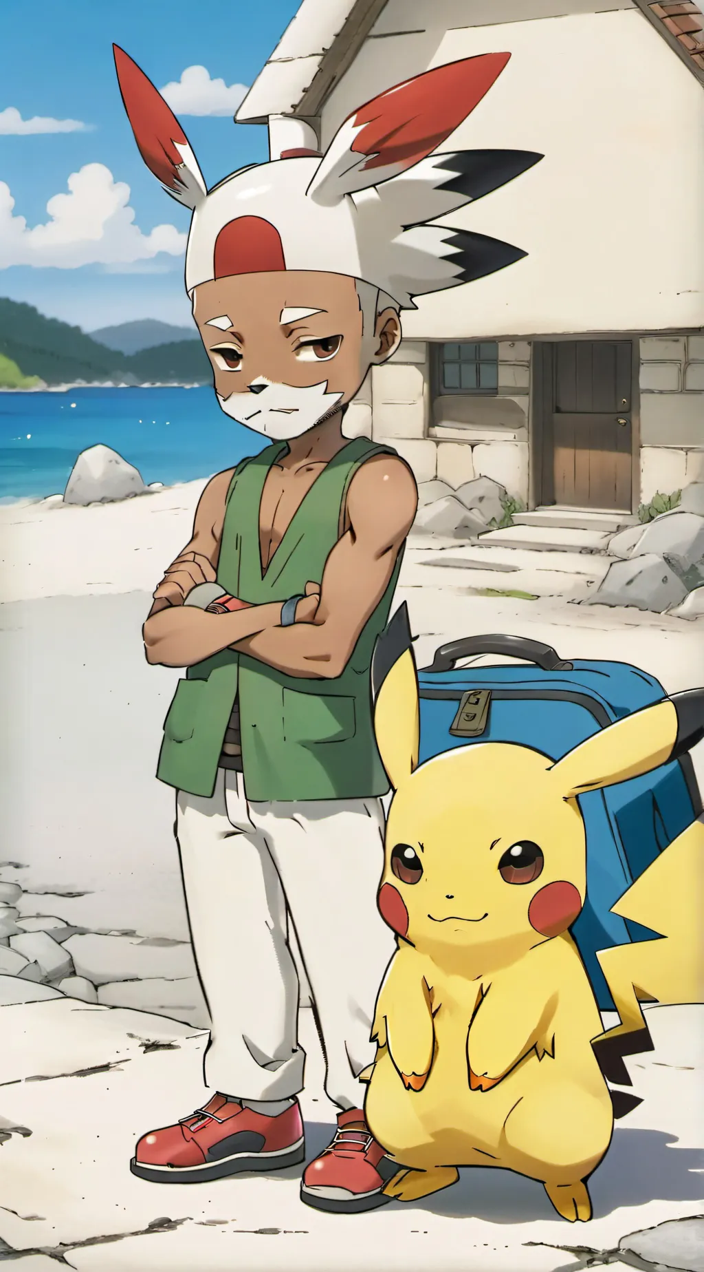 ai character: Pokémon background