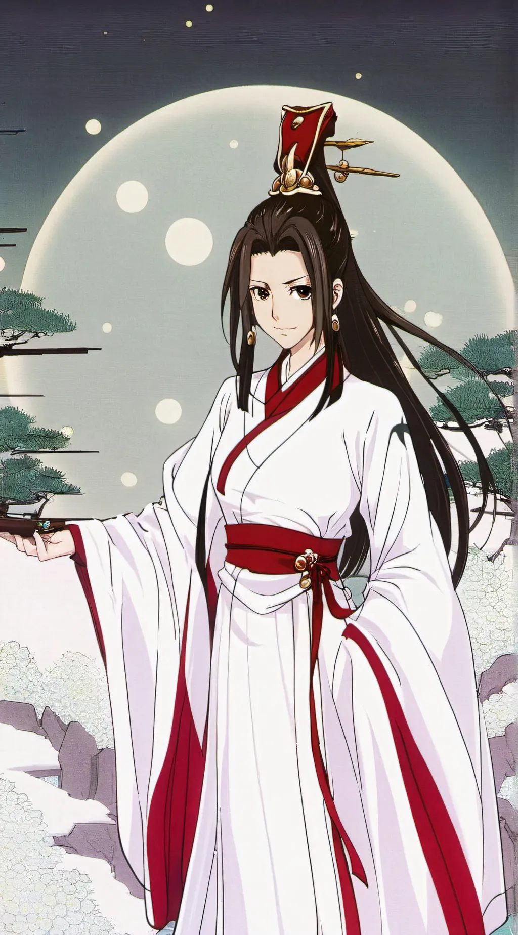 ai character: Alpha Wen Qing background