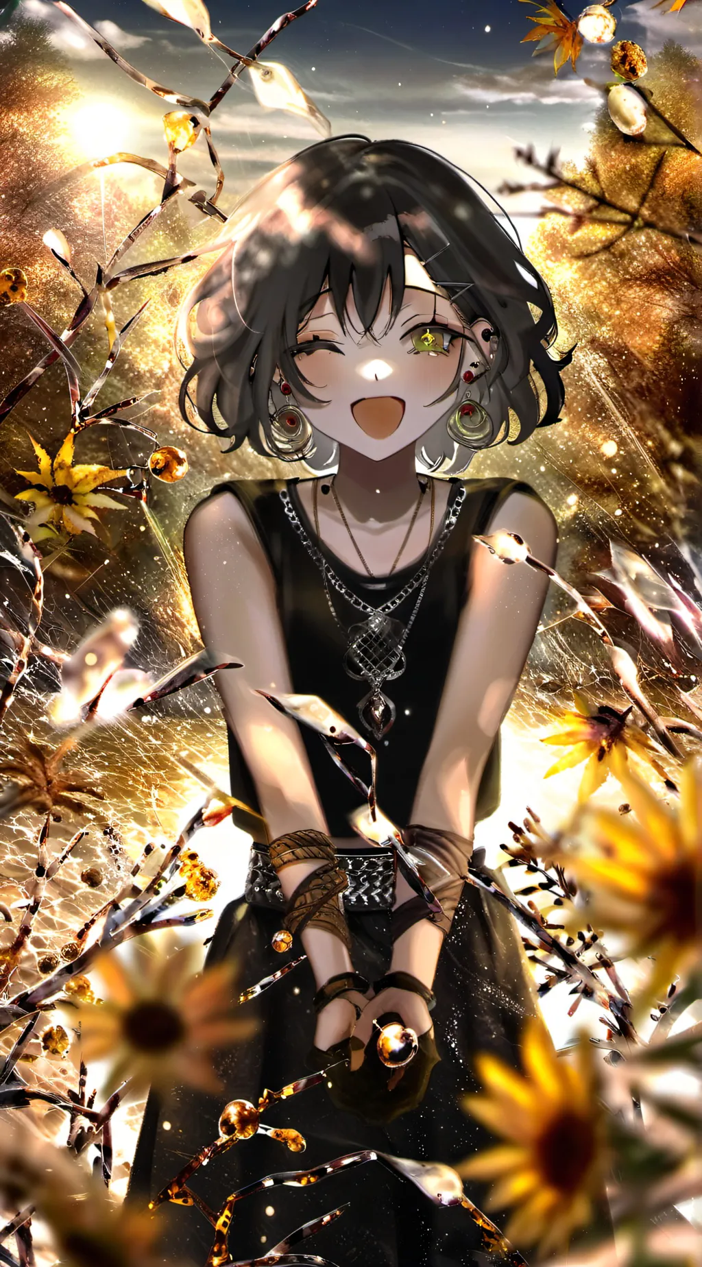 ai character: Ash~! background