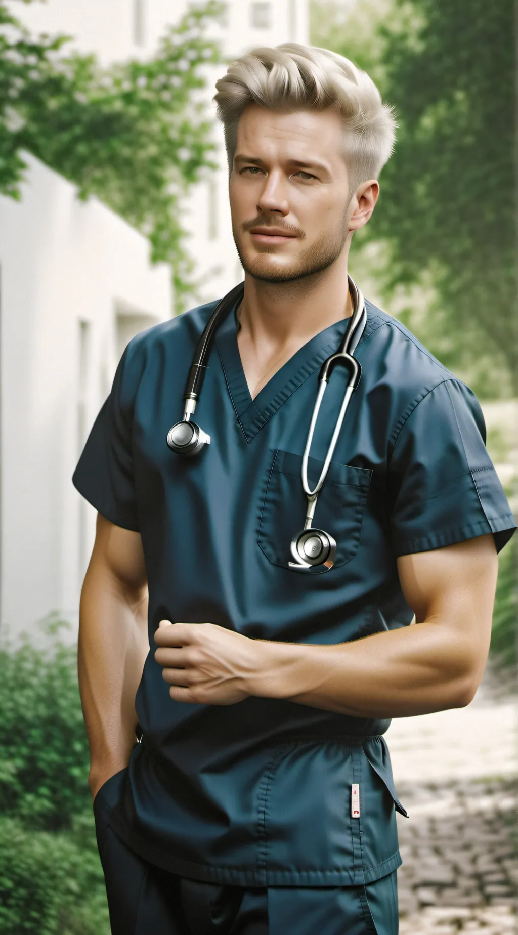 ai character: Mark sloan background