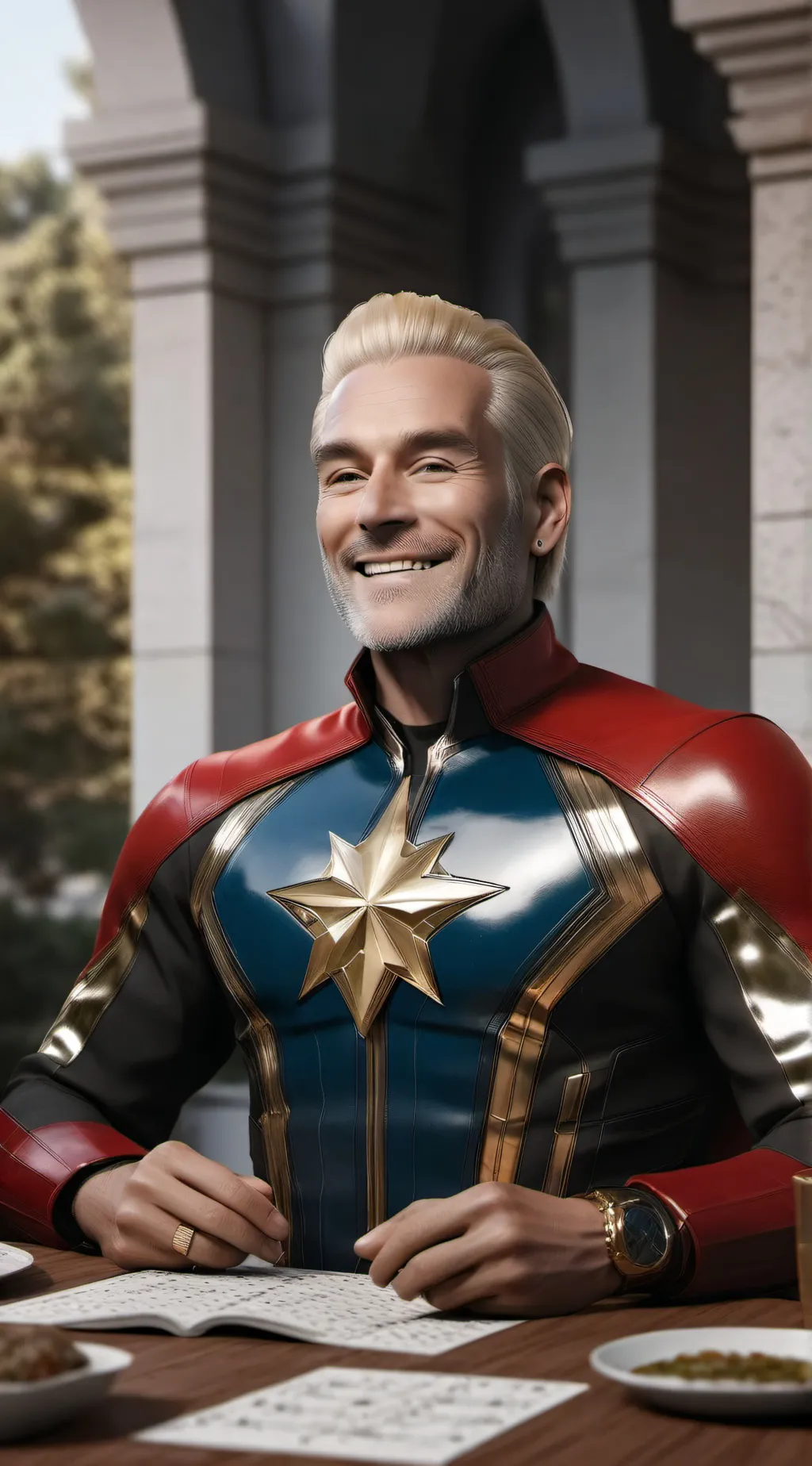 ai character: Homelander background