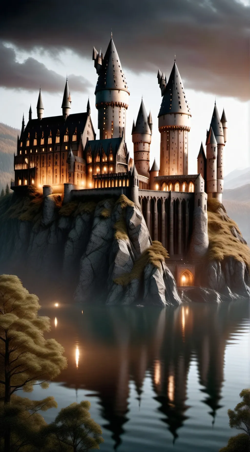 ai character: Hogwarts background