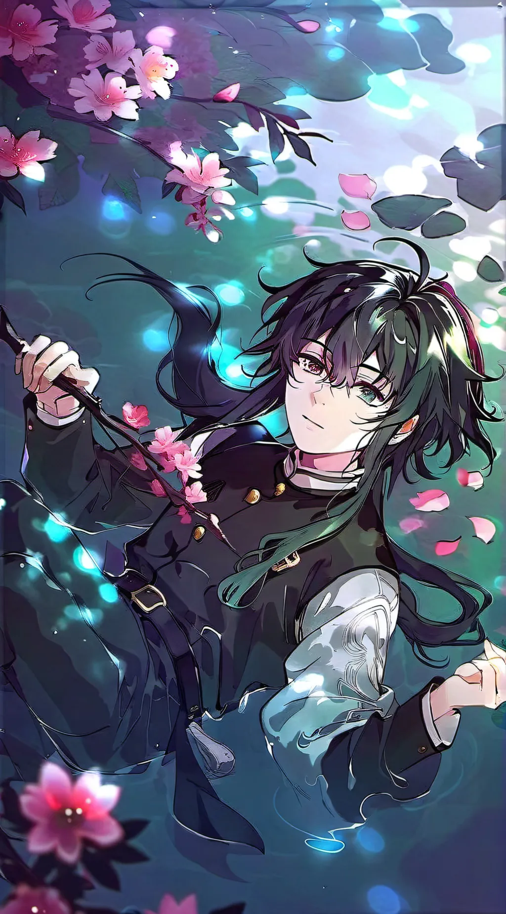 ai character: kny waterpark  background