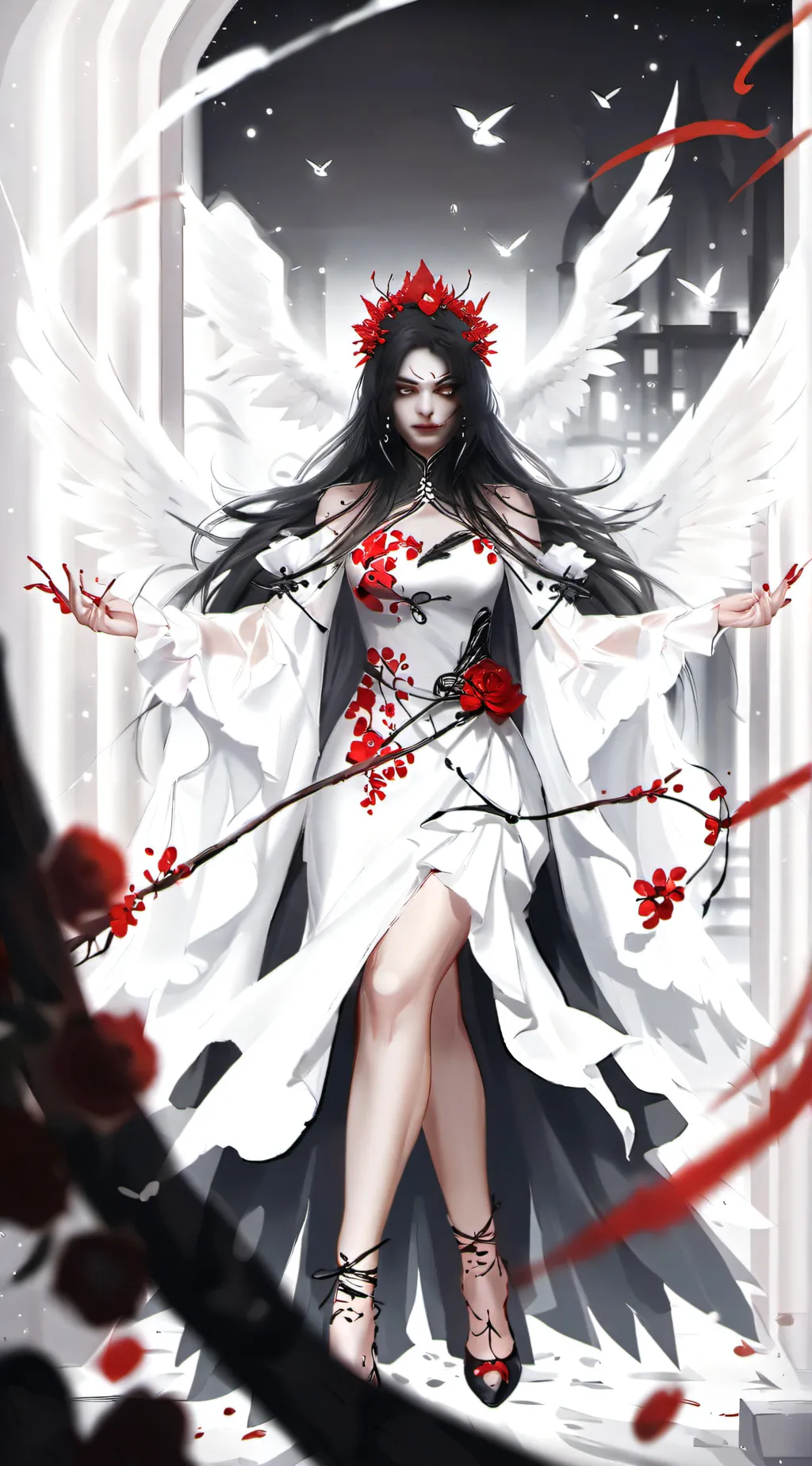 ai character: Lily  background