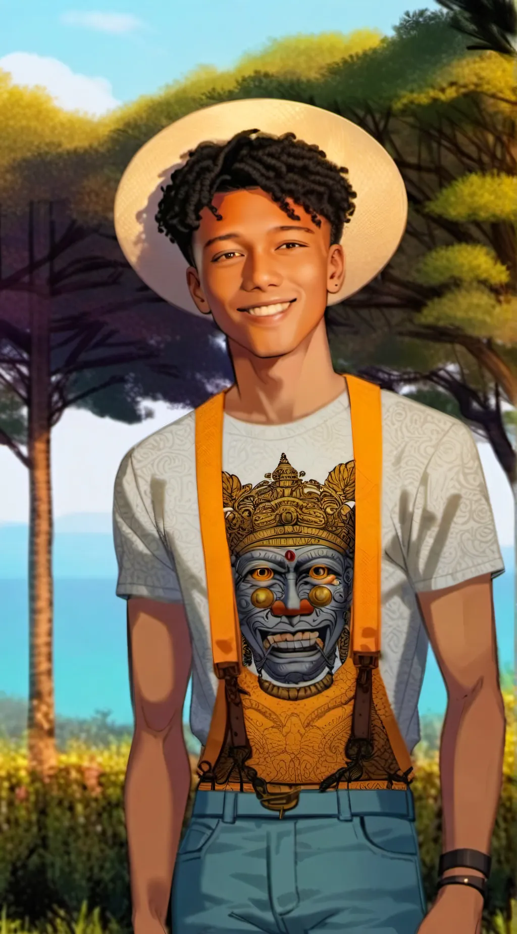 ai character:  malcolm background