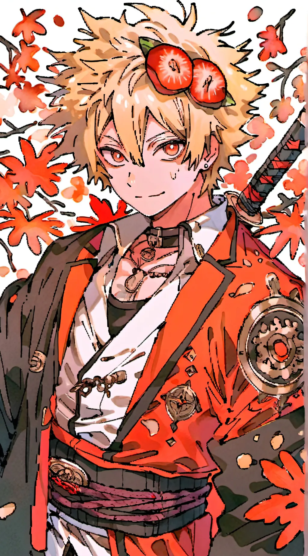 ai character: vampire bakugo background