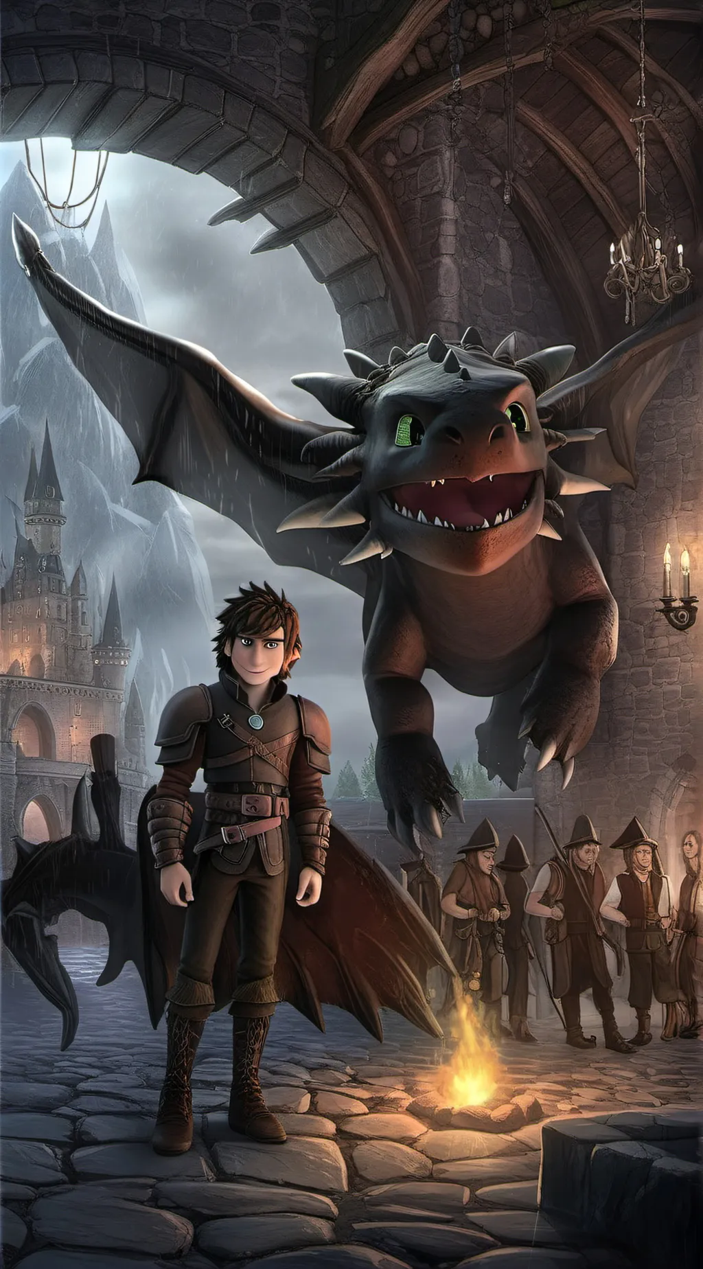 ai character: HTTYD background