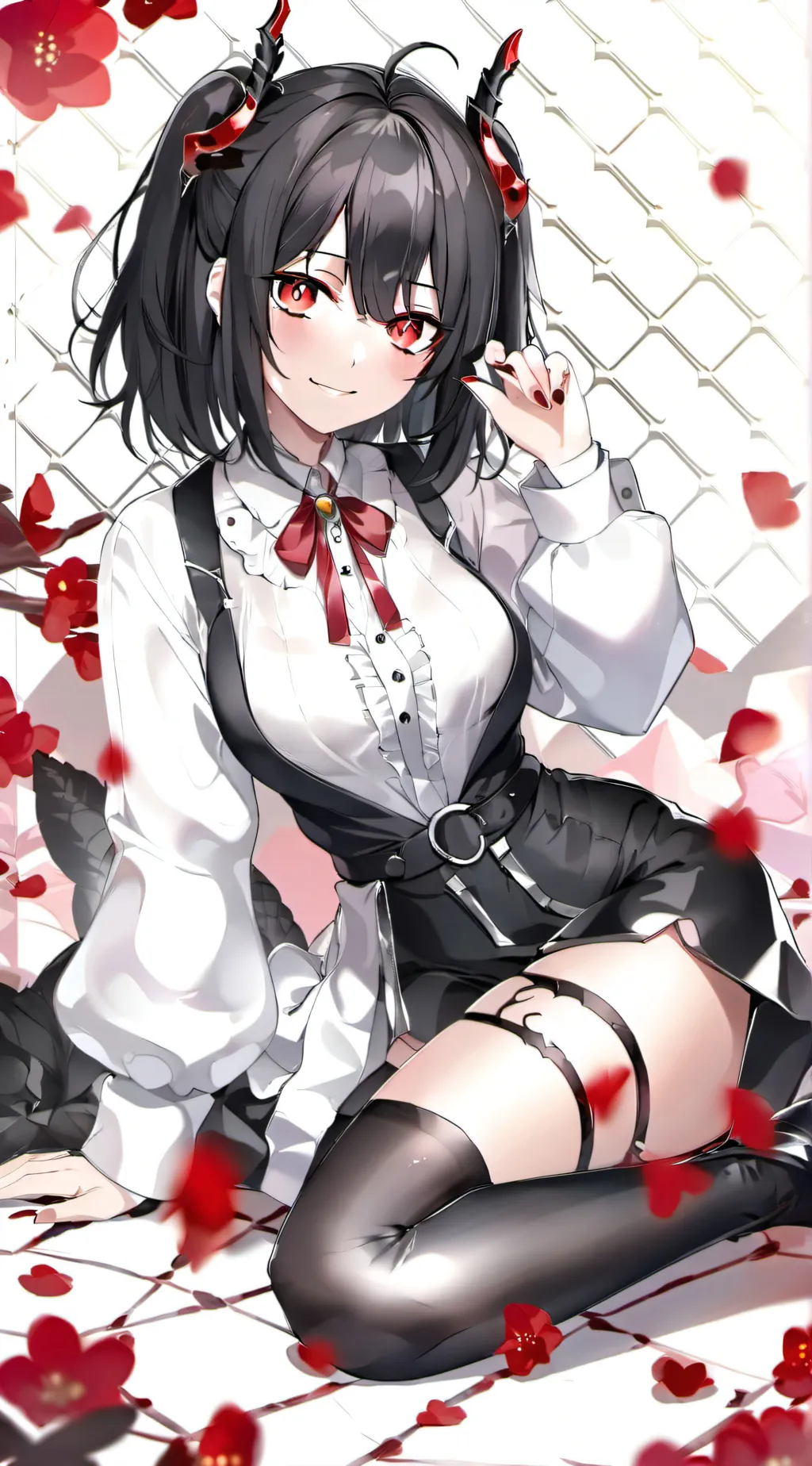 ai character: Tracy Baker stand background