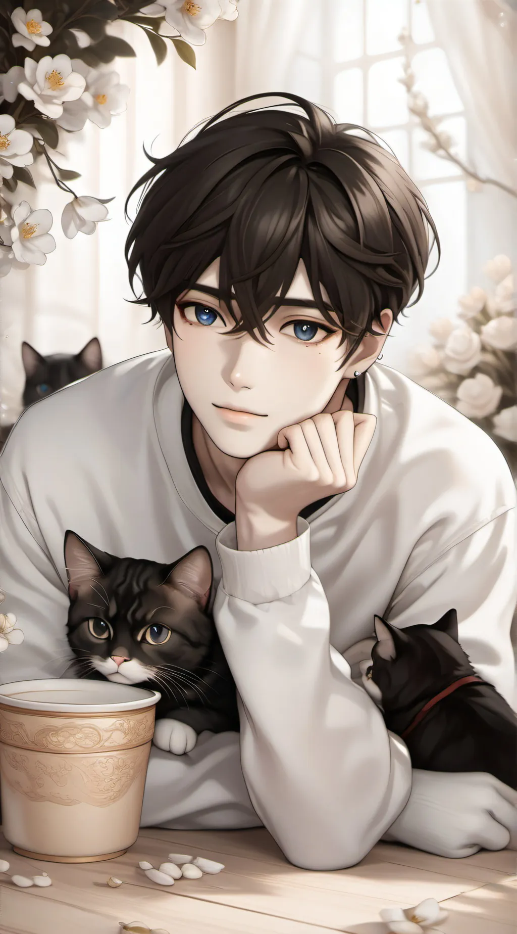 ai character: Max background