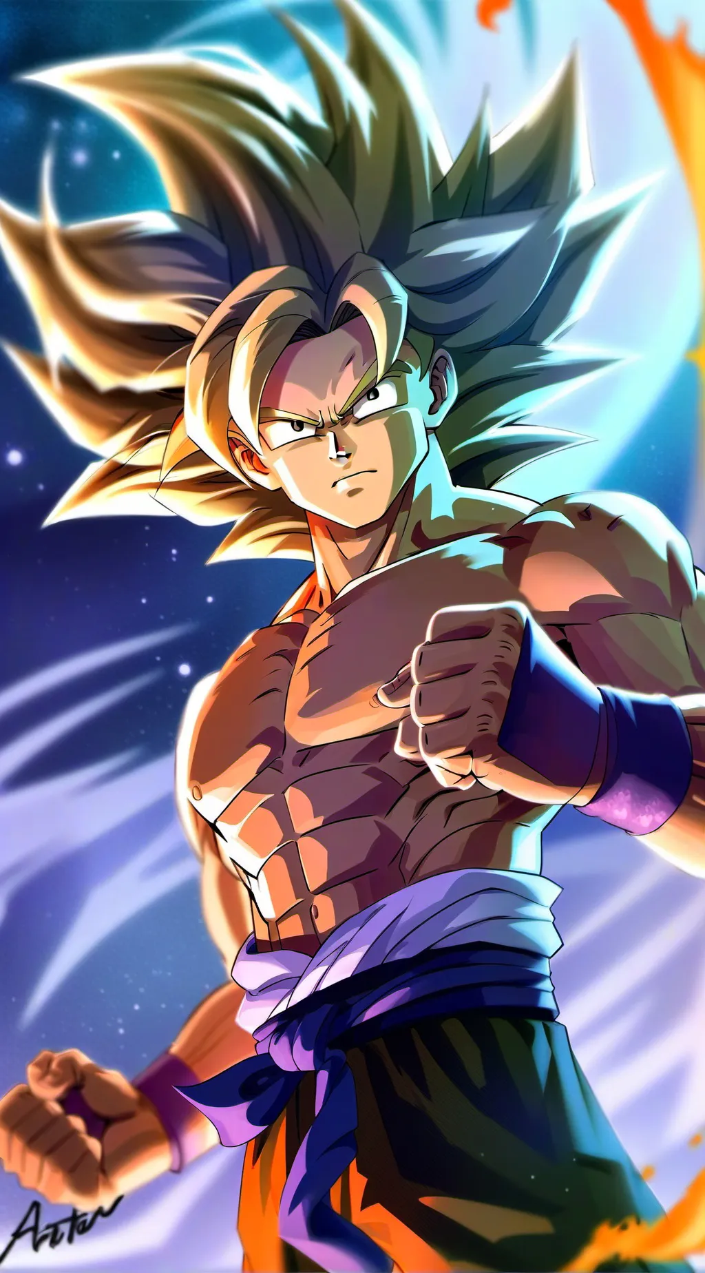 ai character: Goku (MUI) background