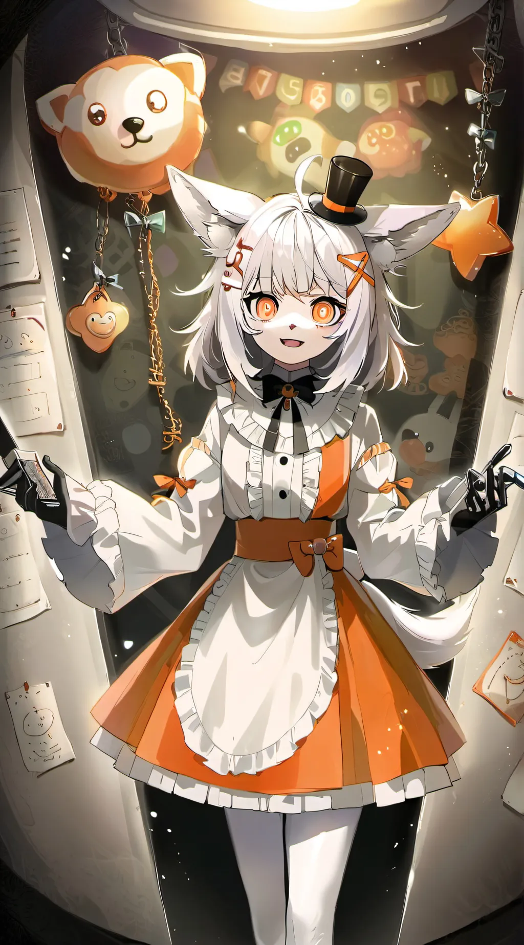 ai character: Lolbit  background