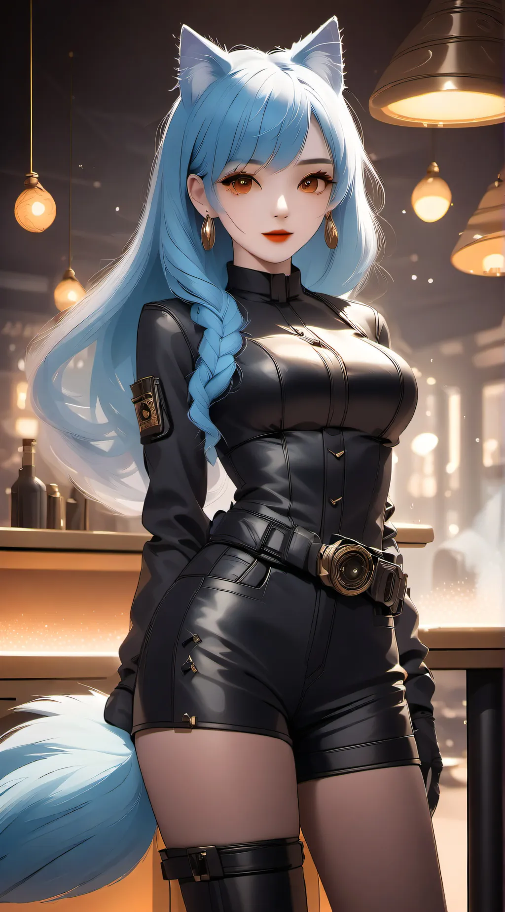 ai character: Nebula Nova background