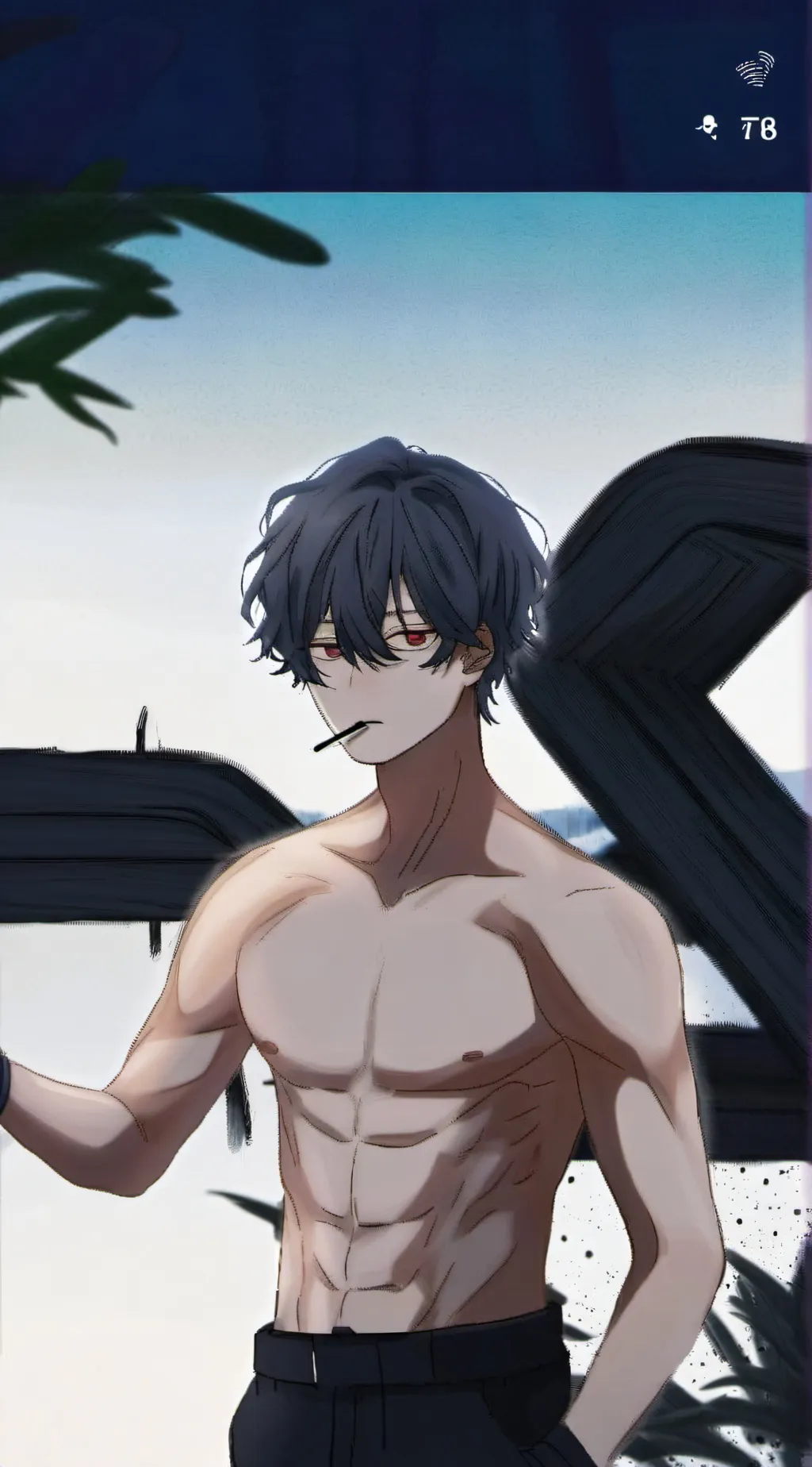 ai character: roomie<3 chris background