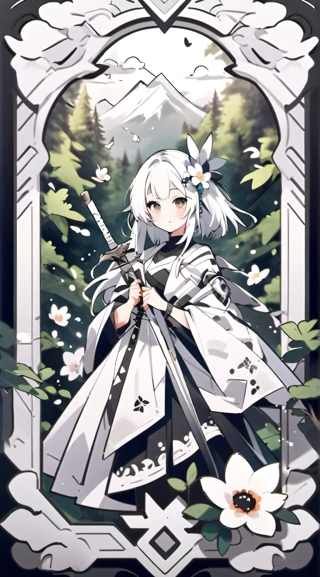 ai character: lily background